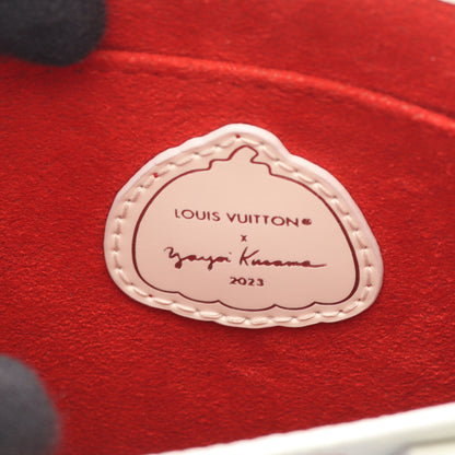 LOUIS VUITTON × 草間彌生 プティット サックプラ エピ インフィニティドット ハンドバッグ レザー ホワイト レッド 2WAY ルイヴィトン バッグ LOUIS VUITTON