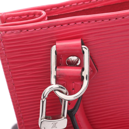 プティット サックプラ エピ ローズポンディシェリ ハンドバッグ レザー ピンクパープル 2WAY ルイヴィトン バッグ LOUIS VUITTON