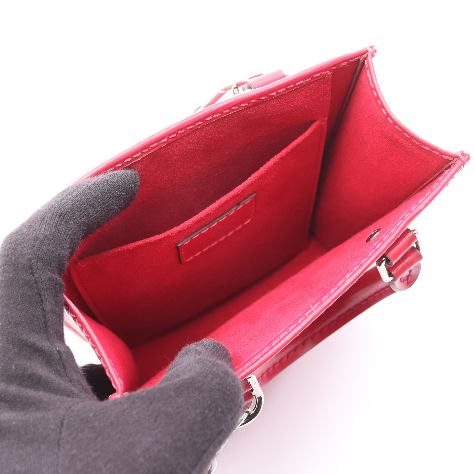 プティット サックプラ エピ ローズポンディシェリ ハンドバッグ レザー ピンクパープル 2WAY ルイヴィトン バッグ LOUIS VUITTON
