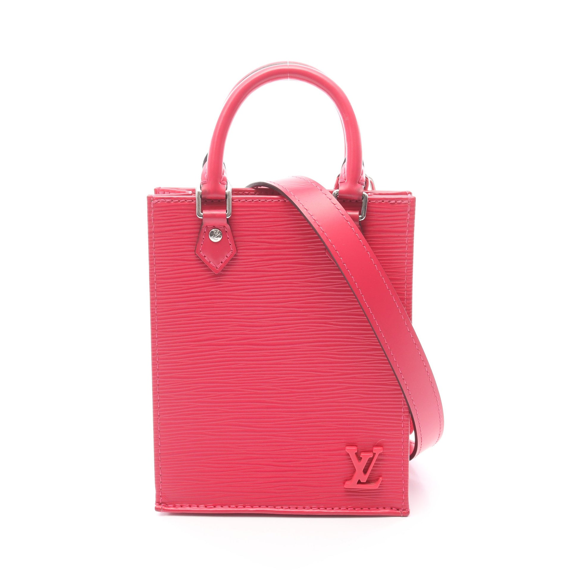 プティット サックプラ エピ ローズポンディシェリ ハンドバッグ レザー ピンクパープル 2WAY ルイヴィトン バッグ LOUIS VUITTON