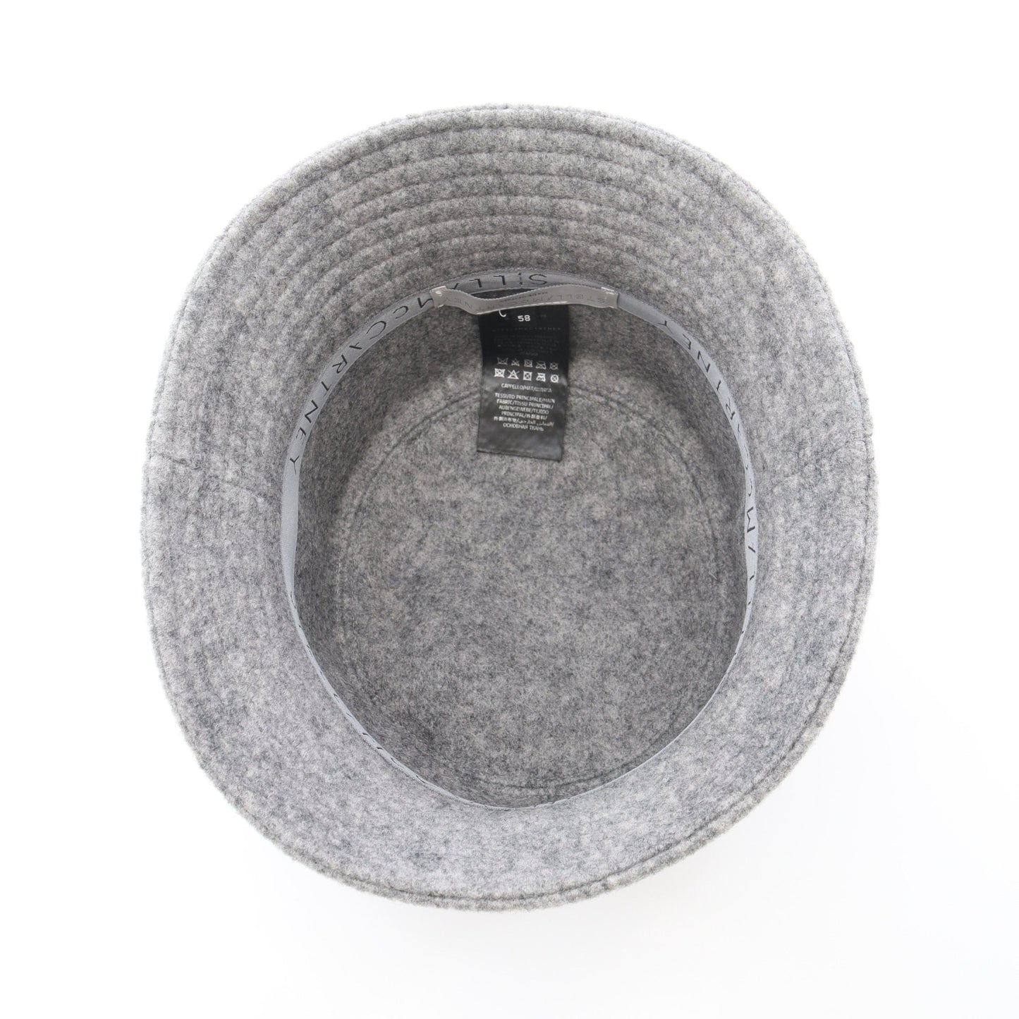 バケット ハット ロゴ刺繍 グレー ステラマッカートニー 財布・小物 Stella McCartney