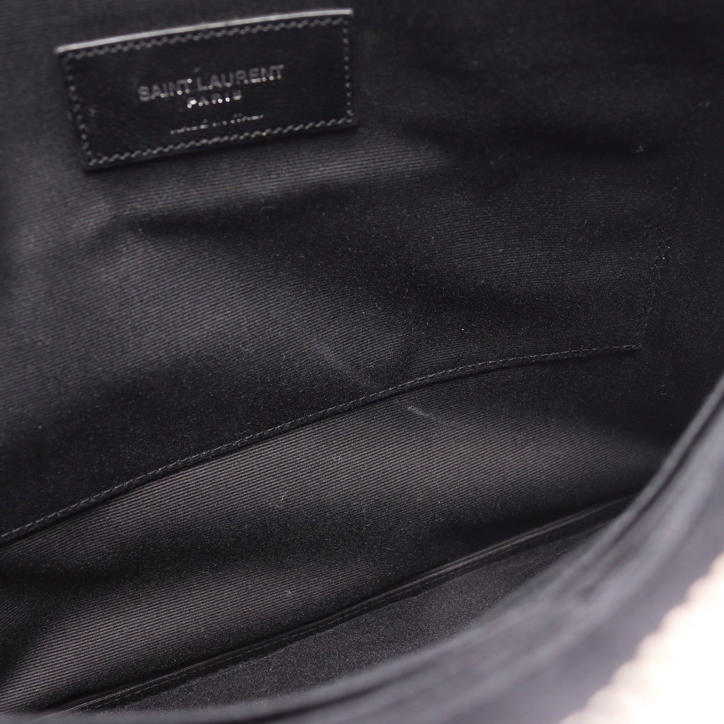 クラッチバッグ スター レザー ブラック シルバー サンローランパリ バッグ SAINT LAURENT PARIS