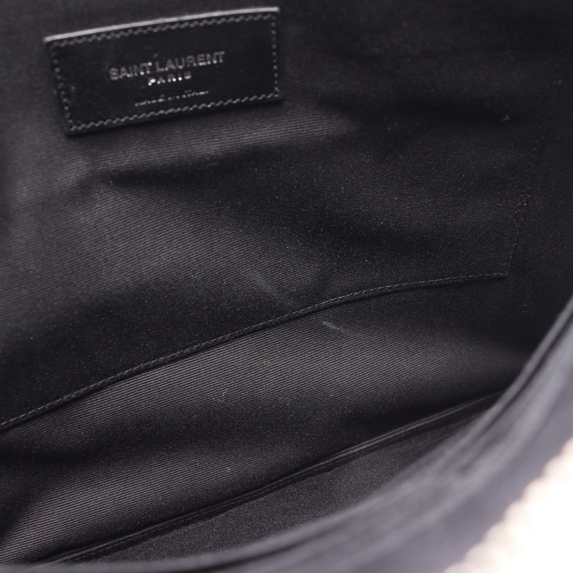 クラッチバッグ スター レザー ブラック シルバー サンローランパリ バッグ SAINT LAURENT PARIS