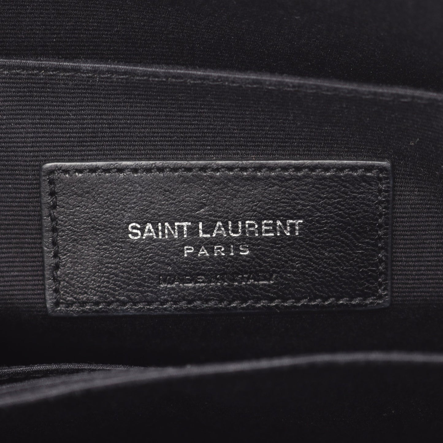 クラッチバッグ スター レザー ブラック シルバー サンローランパリ バッグ SAINT LAURENT PARIS