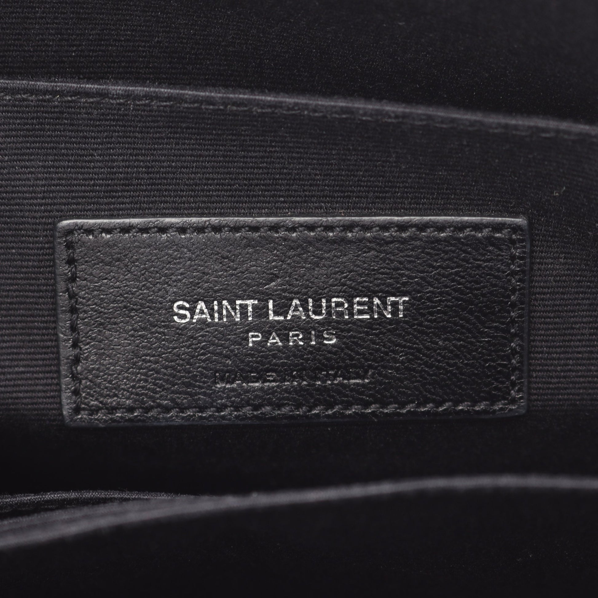 クラッチバッグ スター レザー ブラック シルバー サンローランパリ バッグ SAINT LAURENT PARIS