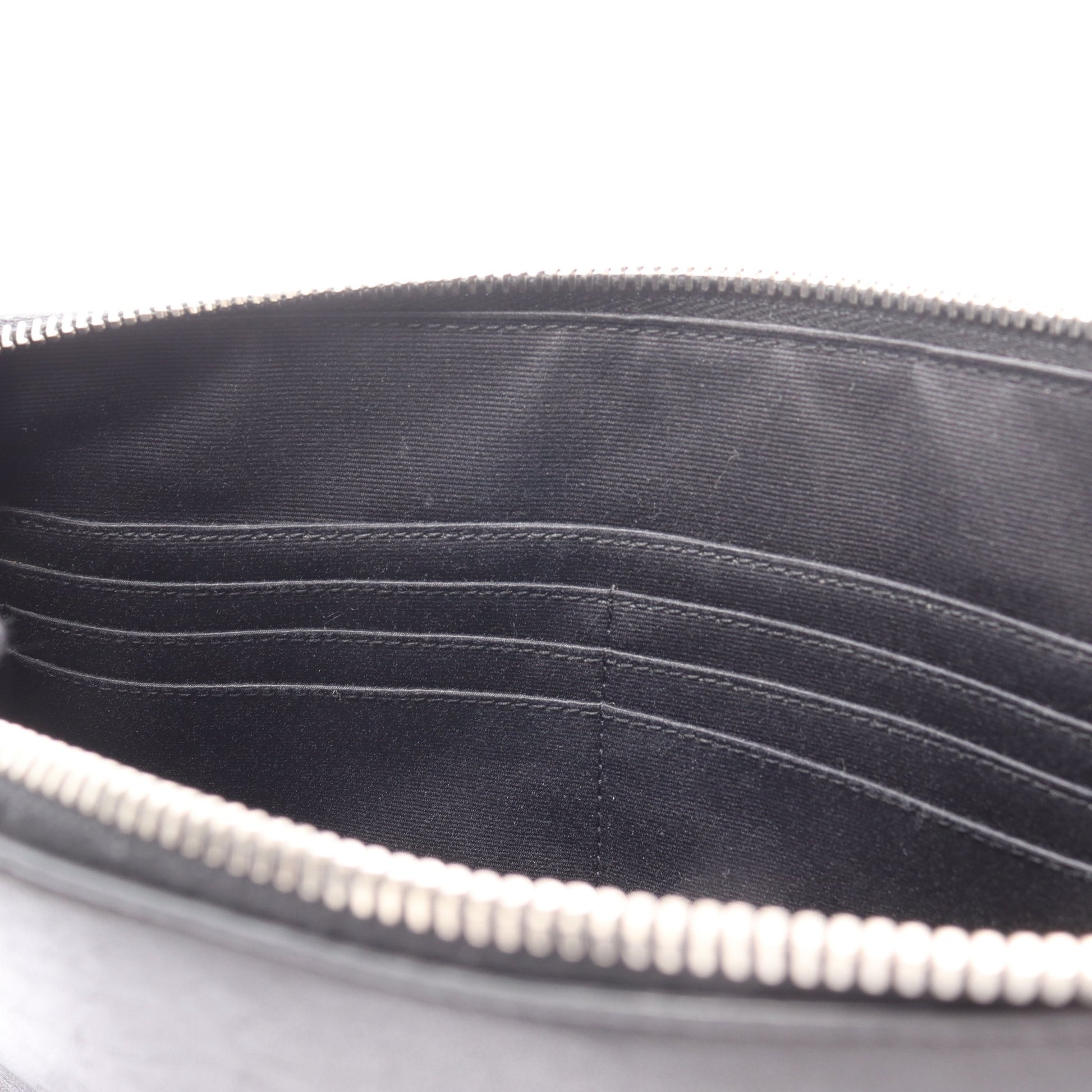 クラッチバッグ スター レザー ブラック シルバー サンローランパリ バッグ SAINT LAURENT PARIS
