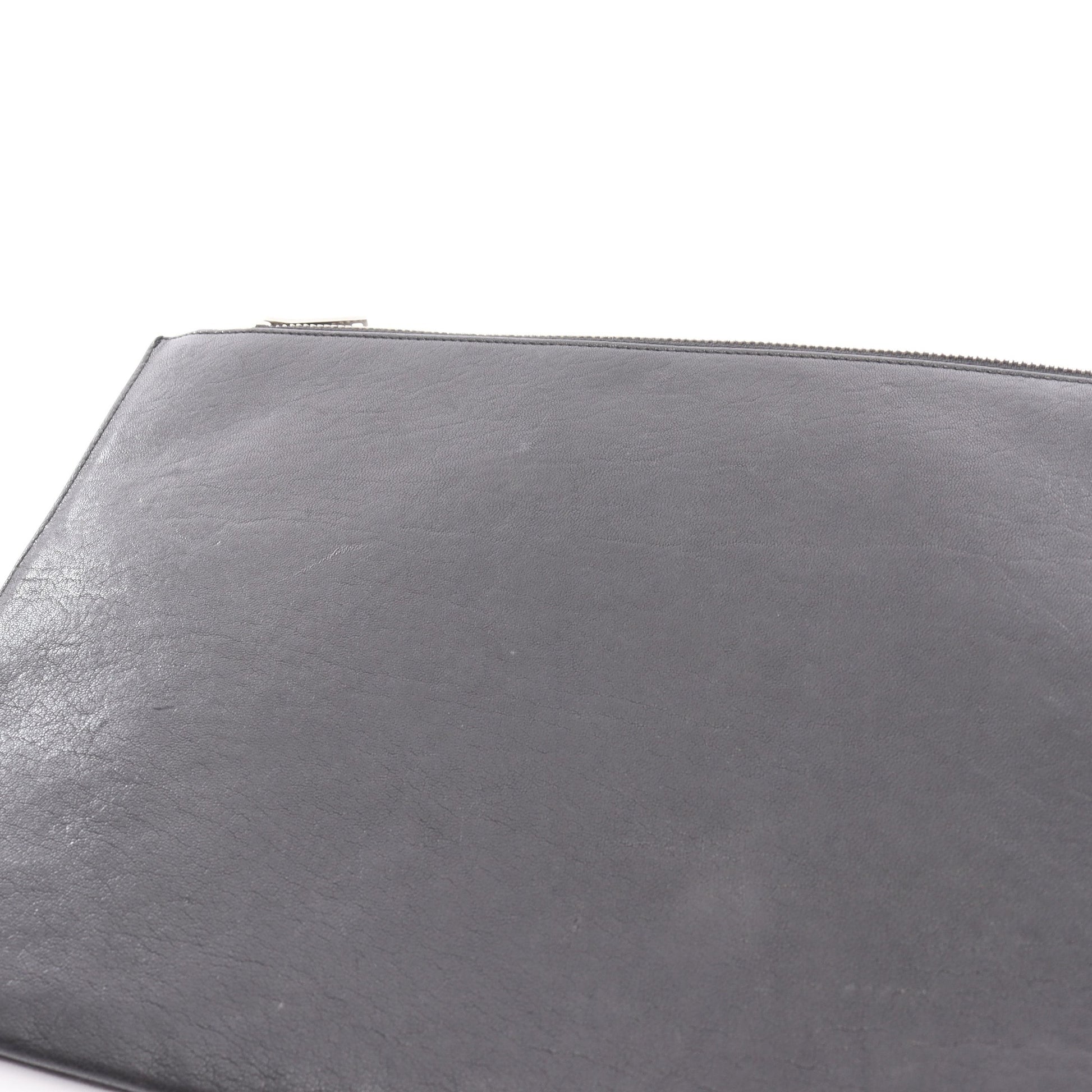 クラッチバッグ スター レザー ブラック シルバー サンローランパリ バッグ SAINT LAURENT PARIS