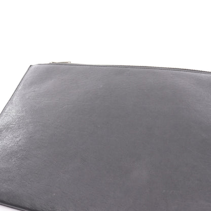 クラッチバッグ スター レザー ブラック シルバー サンローランパリ バッグ SAINT LAURENT PARIS