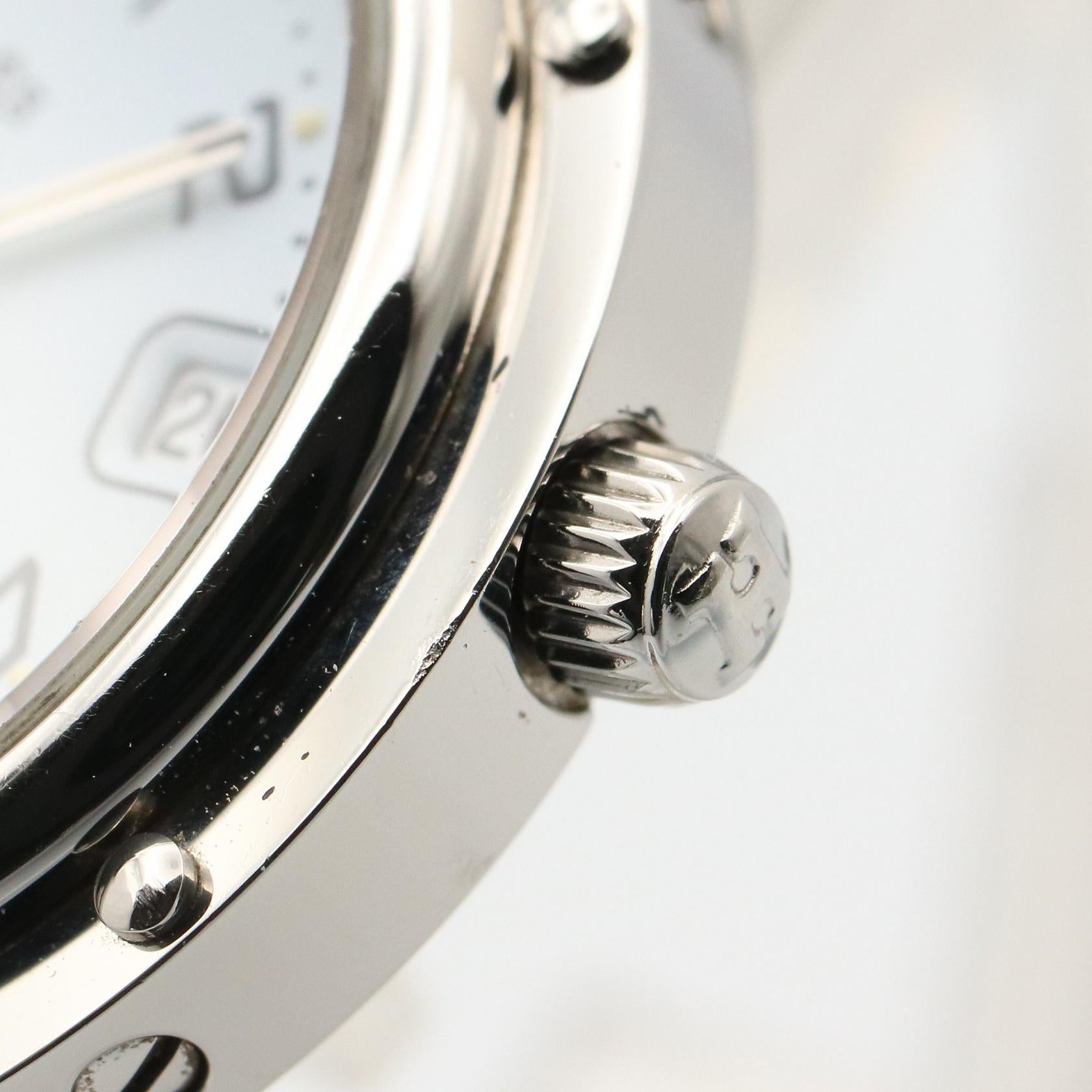 クリッパー レディース 腕時計 クオーツ SS ホワイト エルメス – RECLO