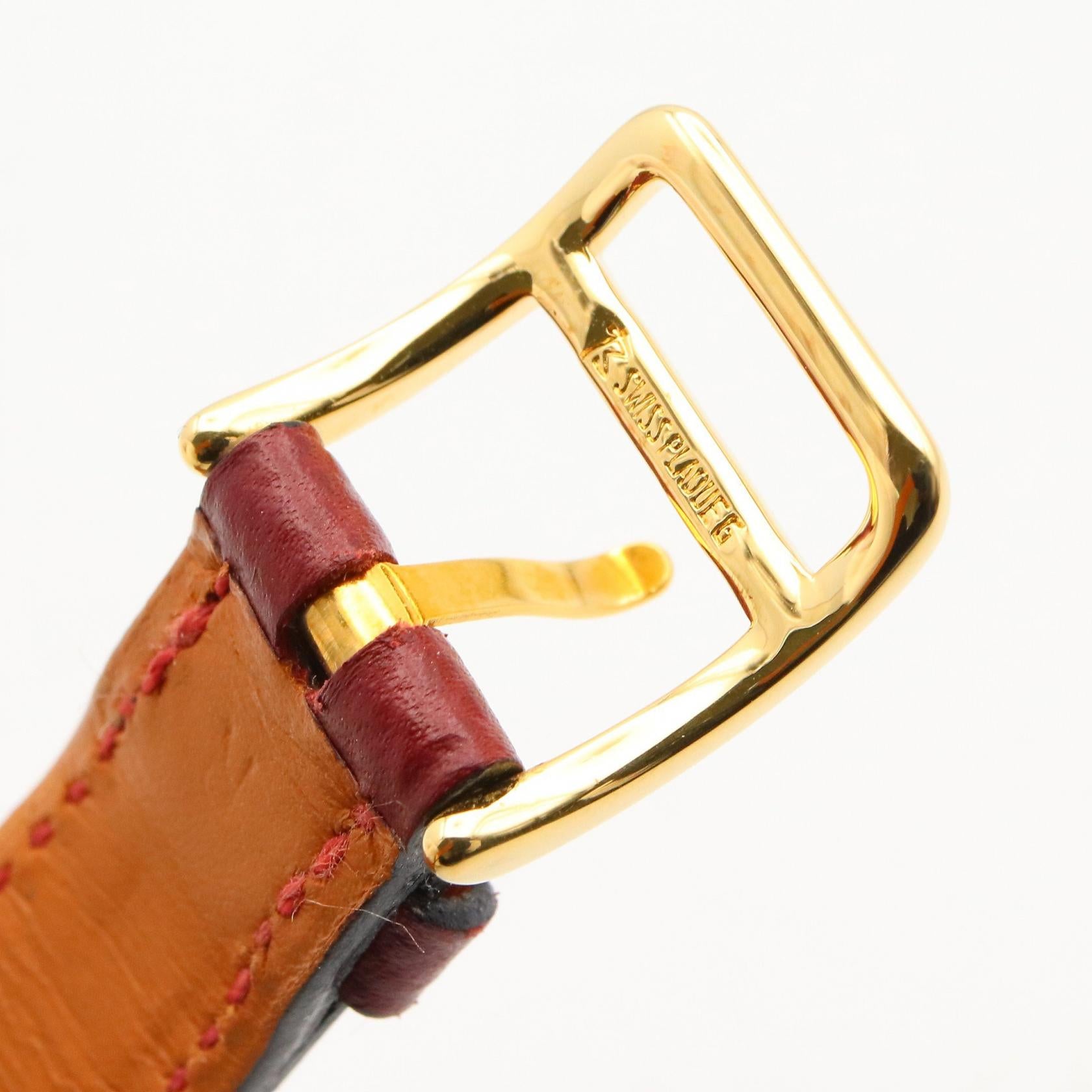 ケリーウォッチ レディース 腕時計 クオーツ GP レザー ボルドー