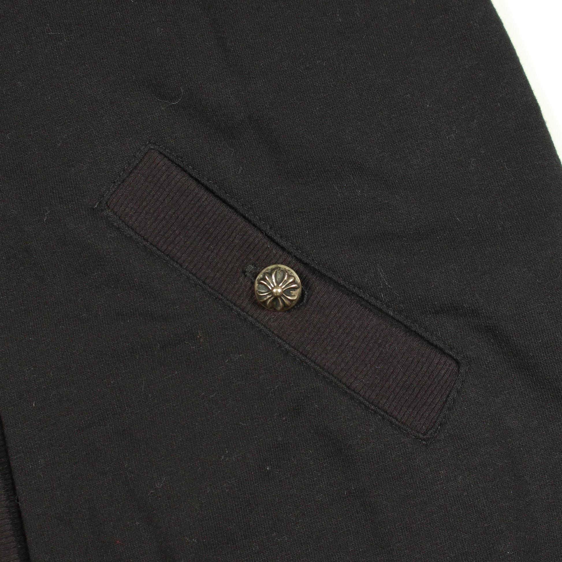 クロスボールボタン カーディガン Vネック コットン ブラック クロムハーツ トップス Chrome Hearts