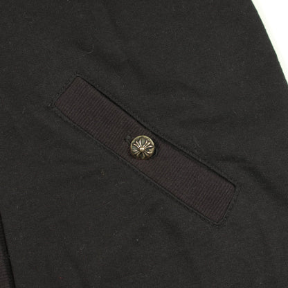 クロスボールボタン カーディガン Vネック コットン ブラック クロムハーツ トップス Chrome Hearts
