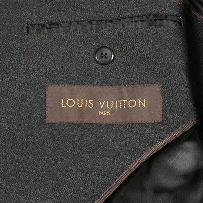 チェスターコート ウール グレー ダブルブレスト ルイヴィトン アウター LOUIS VUITTON