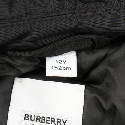 ダウンコート ロゴ スター ブラック キッズ バーバリー アウター BURBERRY