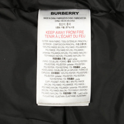 ダウンコート ロゴ スター ブラック キッズ バーバリー アウター BURBERRY