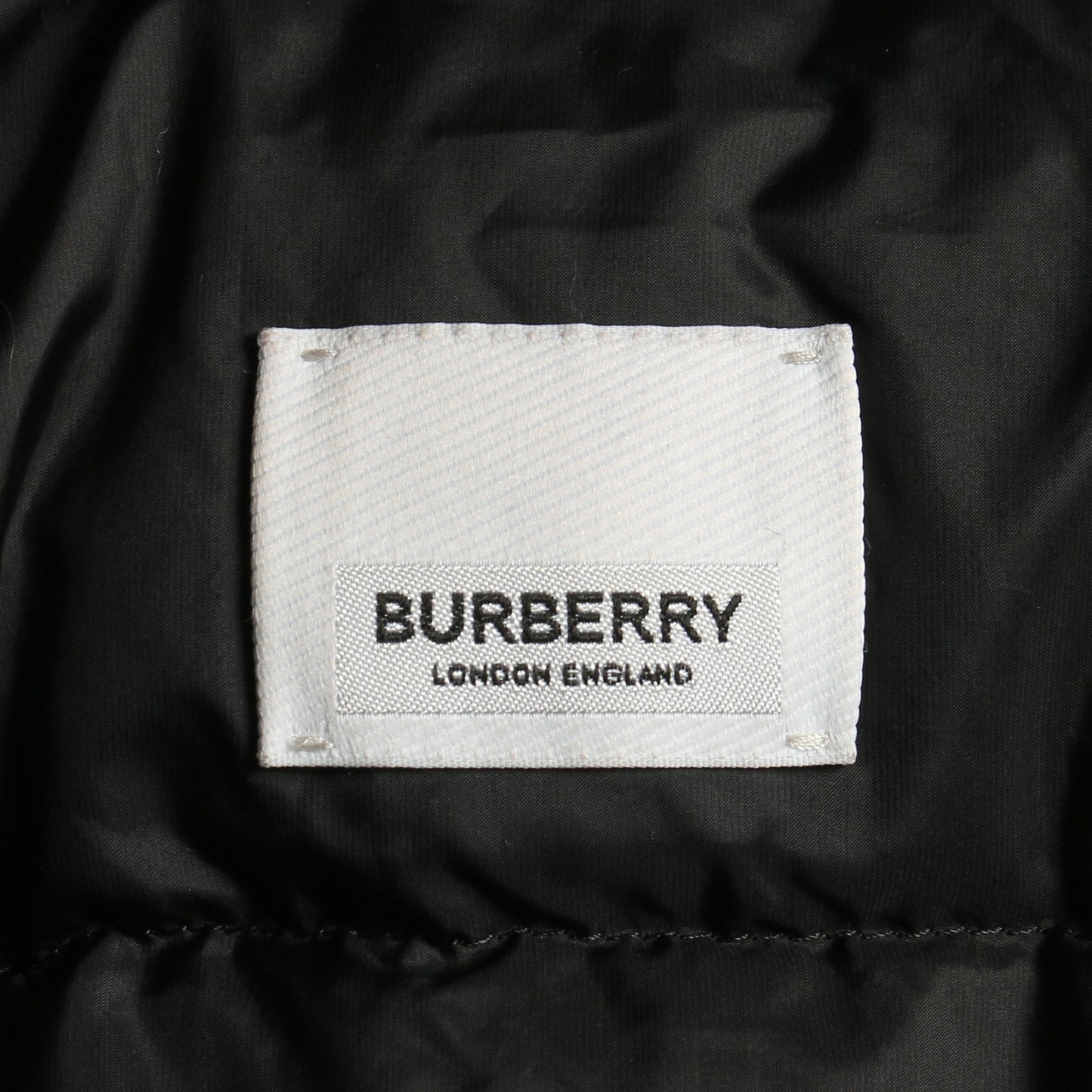 TBロゴ キッズ ダウンコート スター ナイロン ブラック バーバリー アウター BURBERRY