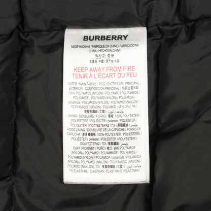 TBロゴ キッズ ダウンコート スター ナイロン ブラック バーバリー アウター BURBERRY