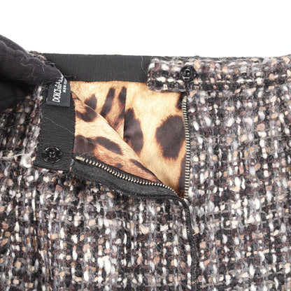 ツイード スカート ウール グレー マルチカラー ドルチェアンドガッバーナ ボトムス DOLCE&GABBANA