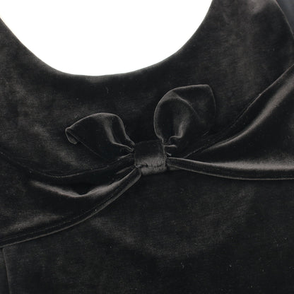 ベロア ワンピース ノースリーブ ブラック オープンバック ベロアノワールバイフォクシーニューヨーク ワンピース VELOUR NOIR by FOXEY NEW YORK