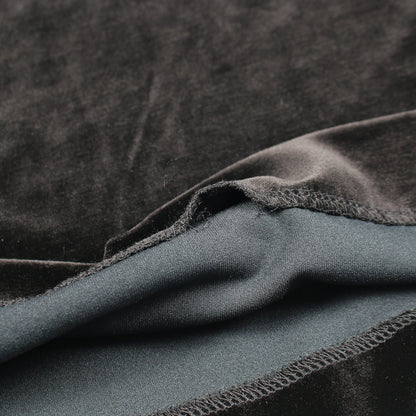 ベロア ワンピース ノースリーブ ブラック オープンバック ベロアノワールバイフォクシーニューヨーク ワンピース VELOUR NOIR by FOXEY NEW YORK