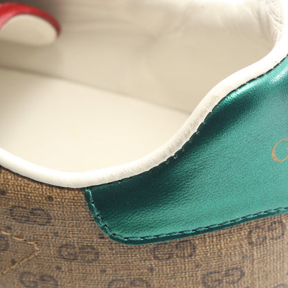 GUCCI × ドラえもん GGスプリーム ローカットスニーカー PVC レザー ベージュ マルチカラー グッチ シューズ GUCCI