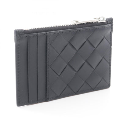 イントレチャート フラグメントケース コインケース レザー ブラック ボッテガヴェネタ 財布・小物 BOTTEGA VENETA