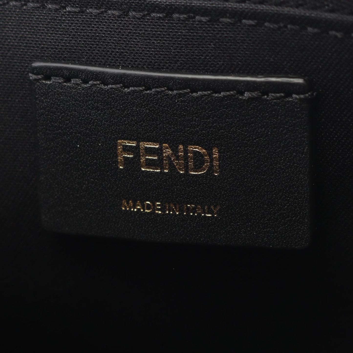 FFモチーフ ハンドバッグ レザー ブラック フェンディ バッグ FENDI