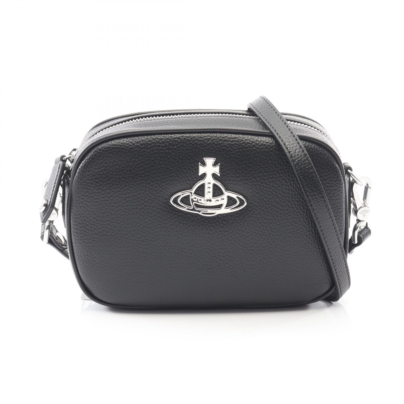 ANNA CAMERA BAG ショルダーバッグ その他 フェイクレザー ブラック ヴィヴィアンウエストウッド バッグ Vivienne Westwood