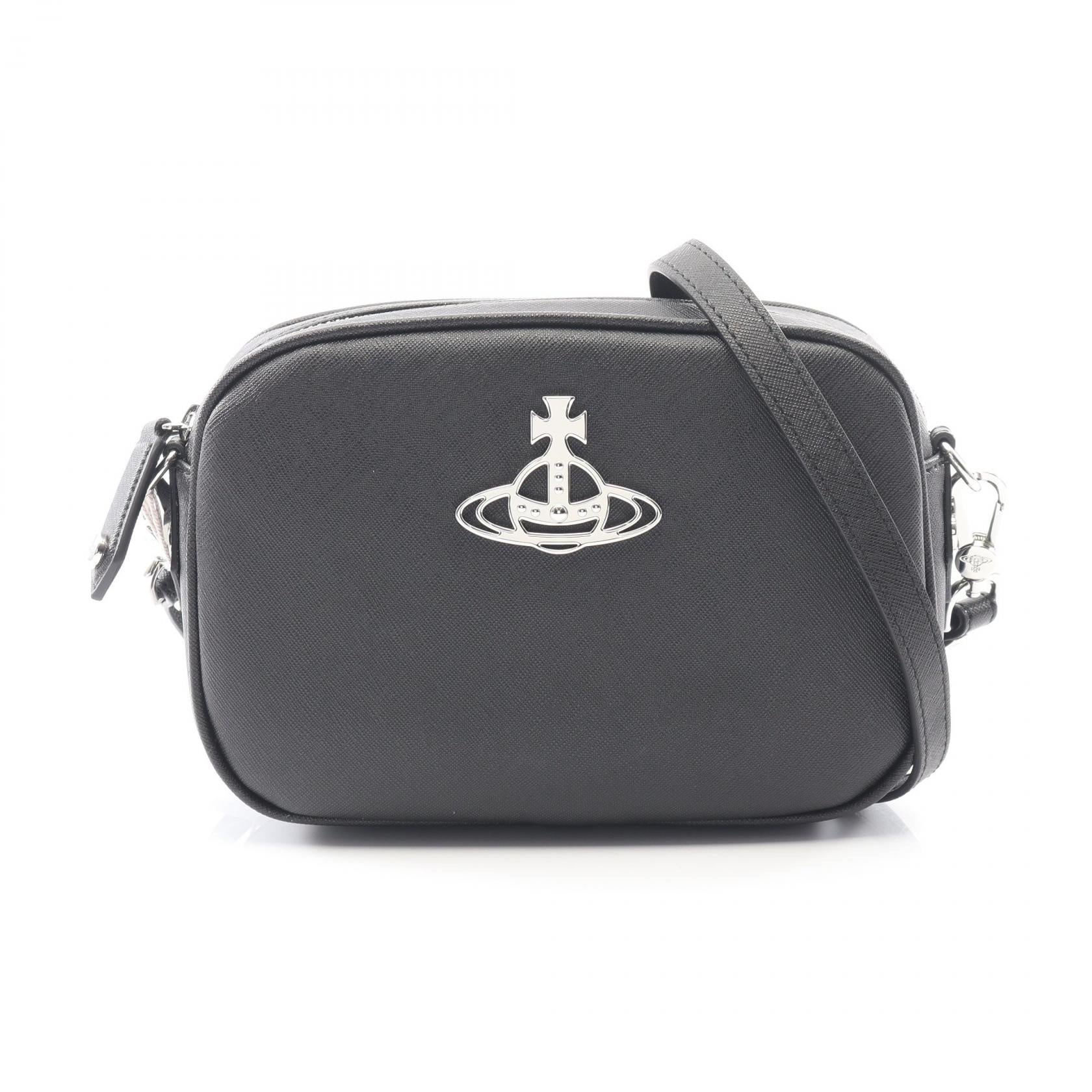 ANNA CAMERA BAG ショルダーバッグ その他 フェイクレザー ブラック ヴィヴィアンウエストウッド バッグ Vivienne Westwood