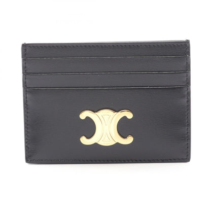 トリオンフ カードケース レザー ブラック セリーヌ 財布・小物 CELINE