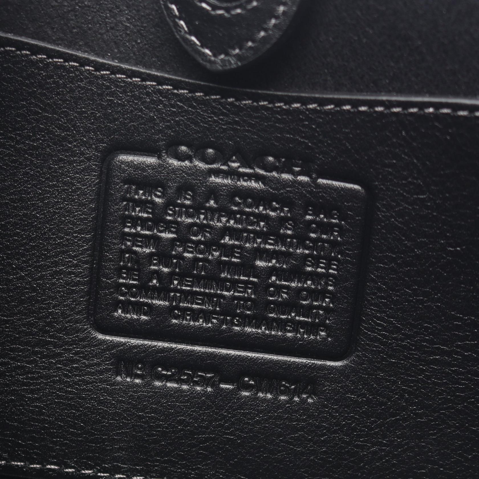 BROOKLYN 23 ブルックリン ハンドバッグ レザー ブラック コーチ バッグ COACH