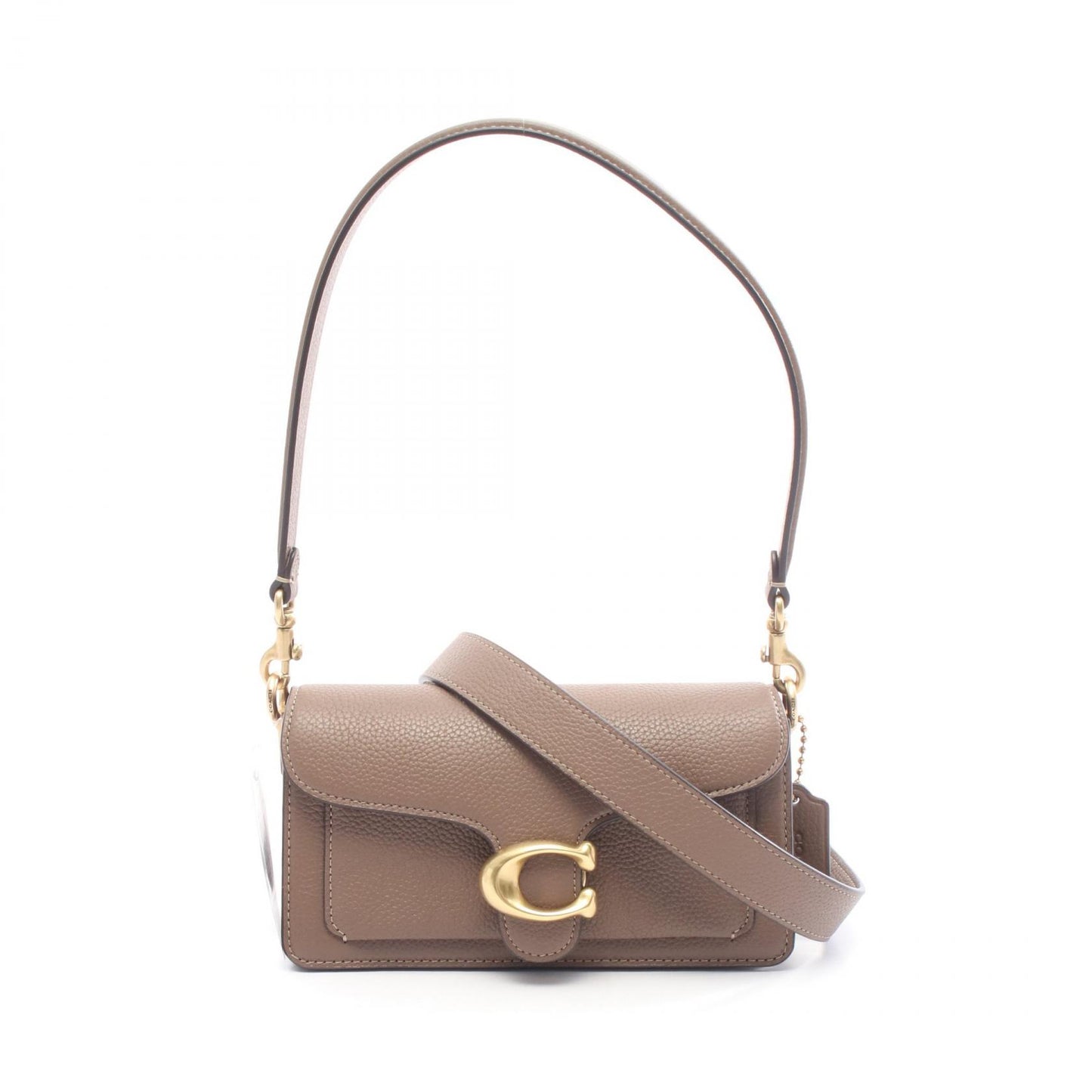 タビー20 ショルダーバッグ レザー グレー コーチ バッグ COACH
