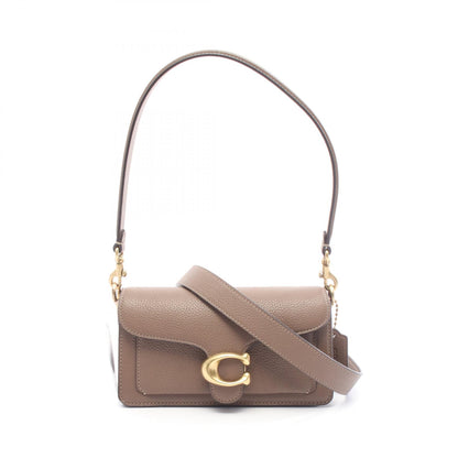 タビー20 ショルダーバッグ レザー グレー コーチ バッグ COACH