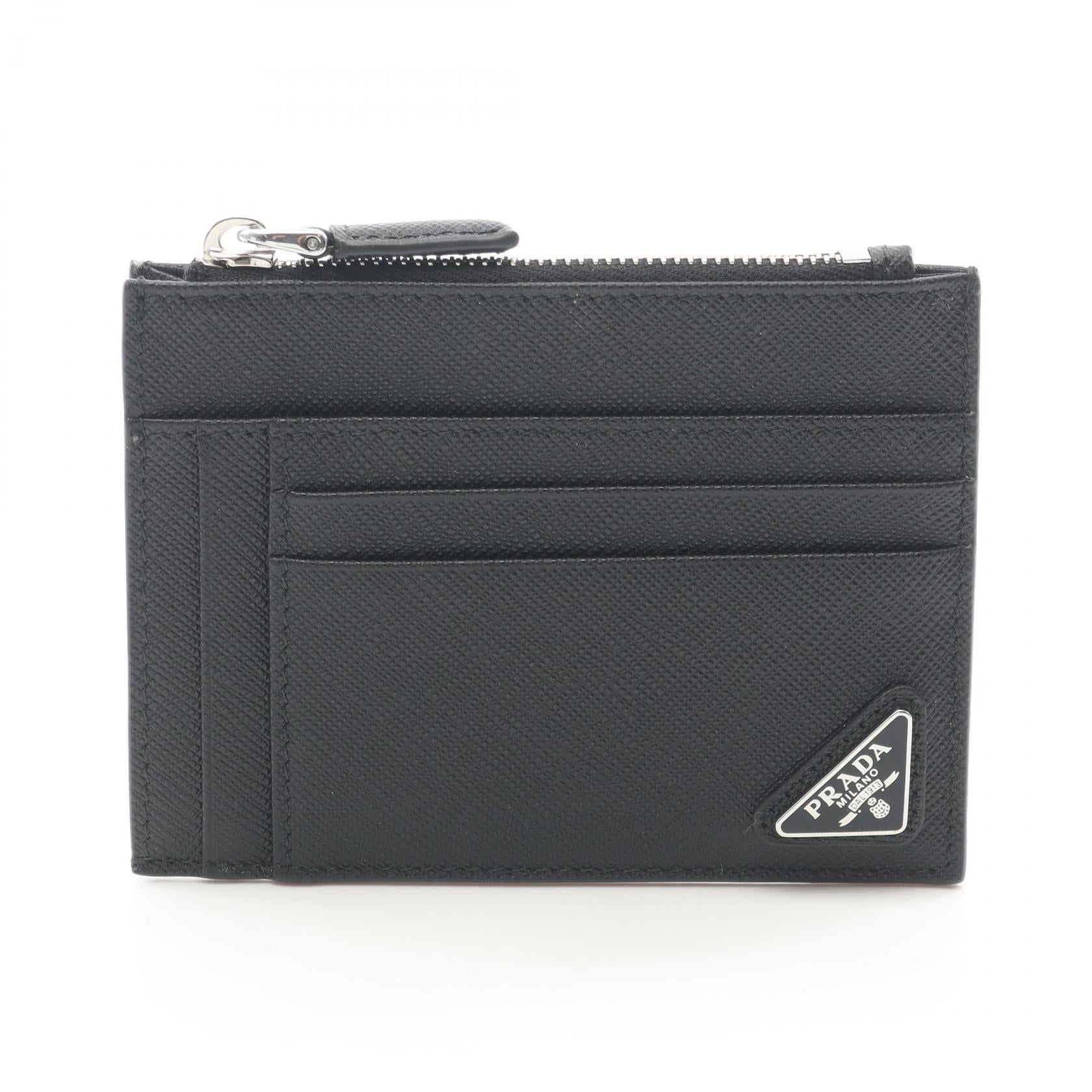 SA コインケース サフィアーノレザー ブラック プラダ 財布・小物 PRADA
