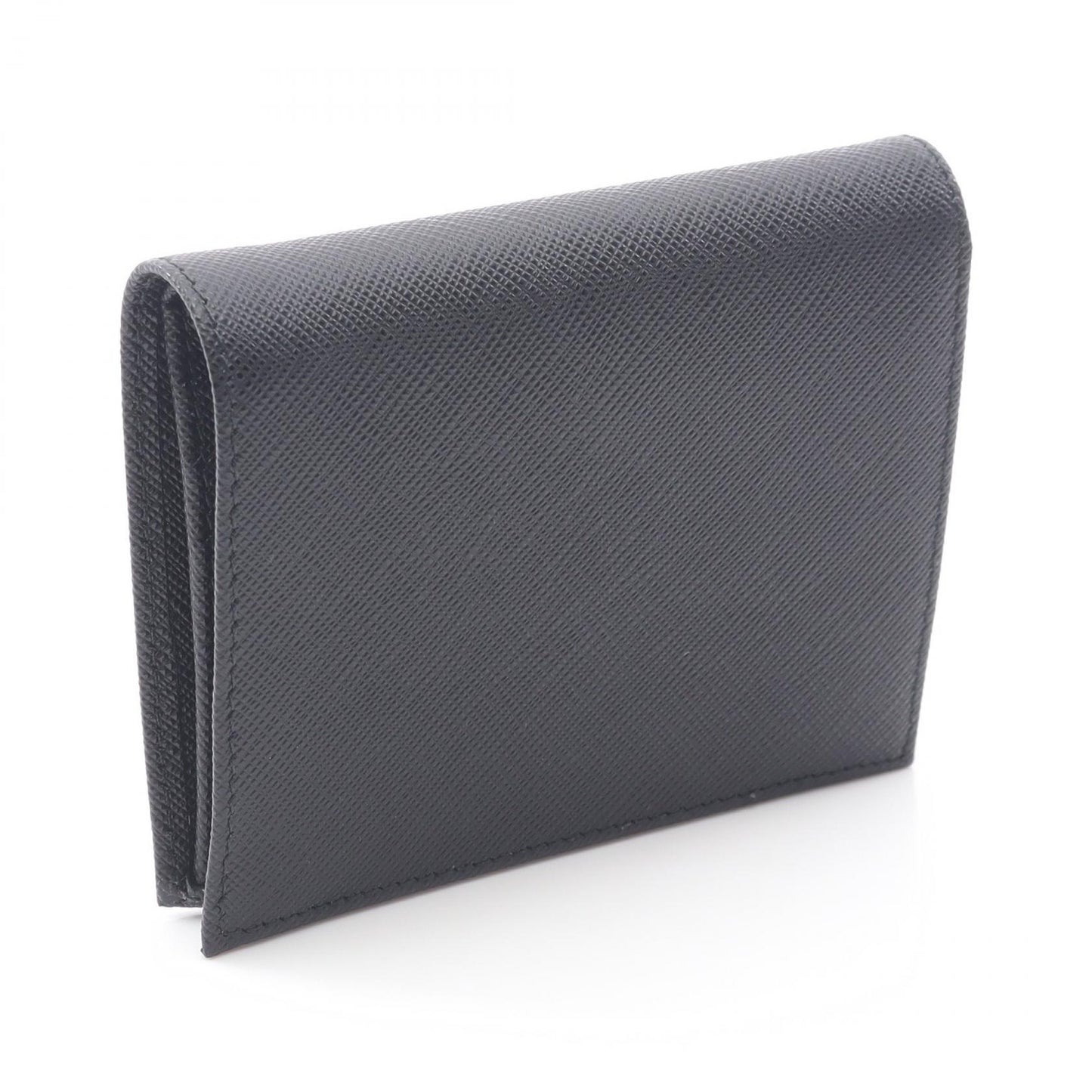 SAFFIANO TRIANG 二つ折り財布 サフィアーノレザー ブラック プラダ 財布・小物 PRADA
