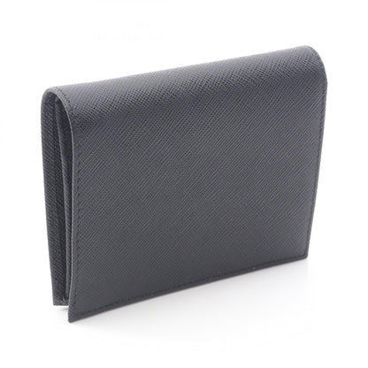 SAFFIANO TRIANG 二つ折り財布 サフィアーノレザー ブラック プラダ 財布・小物 PRADA