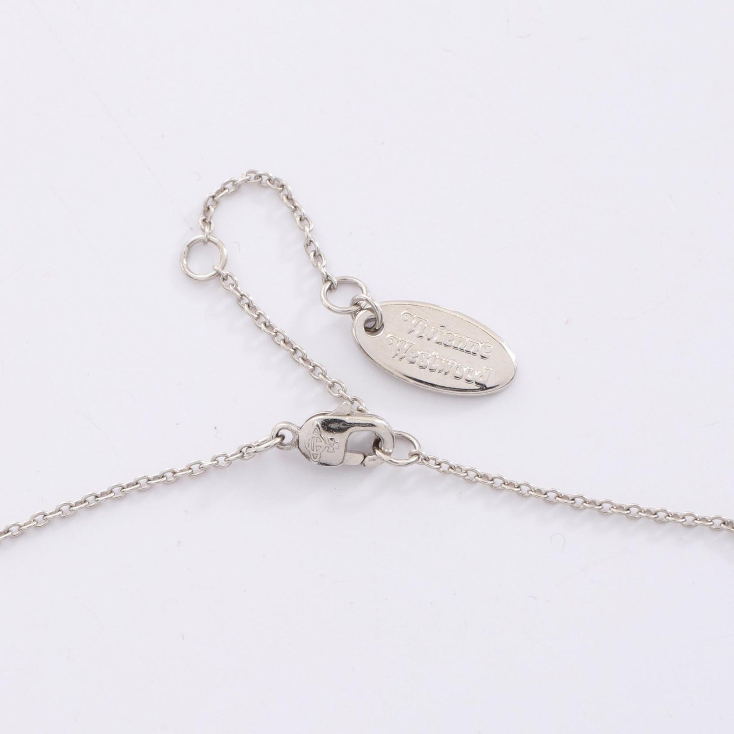 オーブ ネックレス ステンレススチール ラインストーン シルバー クリア ヴィヴィアンウエストウッド アクセサリー Vivienne Westwood