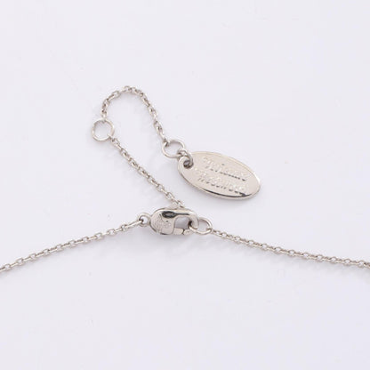 オーブ ネックレス ステンレススチール ラインストーン シルバー クリア ヴィヴィアンウエストウッド アクセサリー Vivienne Westwood