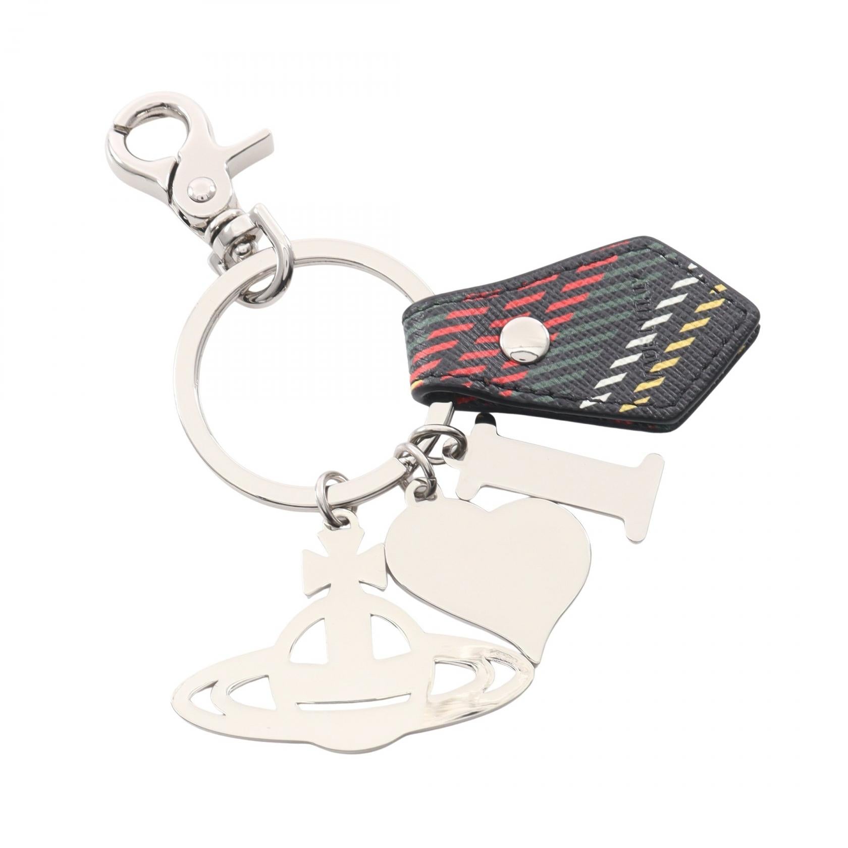 I LOVE ORB KEYRING キーホルダー その他 フェイクレザー シルバー