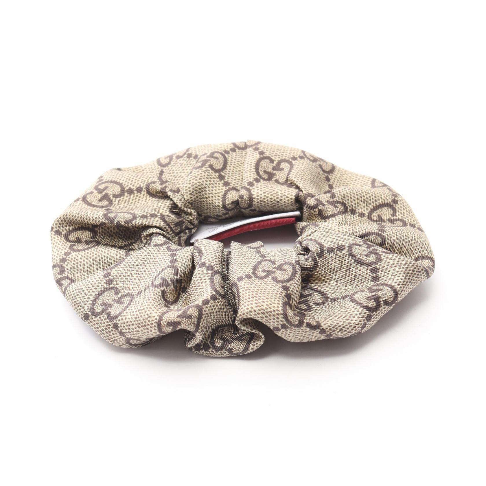GG柄 シュシュ 小物 その他 シルク ベージュ ブラウン グッチ 財布・小物 GUCCI
