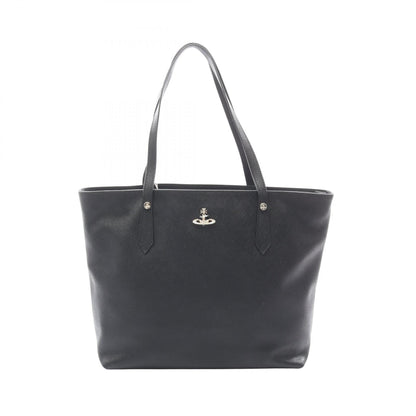SHOPPER オーブ ハンドバッグ トートバッグ レザー ブラック ヴィヴィアンウエストウッド バッグ Vivienne Westwood