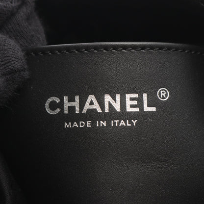CHANEL 22 ミニ チェーンショルダーバッグ レザー ブラック シルバー金具 2WAY シャネル バッグ CHANEL