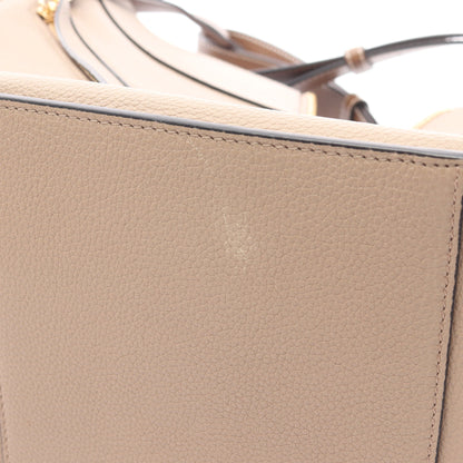 ハンモックバッグ スモール ハンドバッグ レザー グレーベージュ ブラウン 2WAY ロエベ バッグ LOEWE