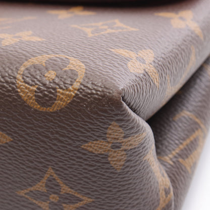 ロッキーBB モノグラム コクリコ ハンドバッグ PVC レザー ブラウン レッド 2WAY ルイヴィトン バッグ LOUIS VUITTON