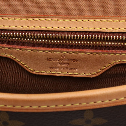ソローニュ モノグラム ショルダーバッグ PVC レザー ブラウン ルイヴィトン バッグ LOUIS VUITTON