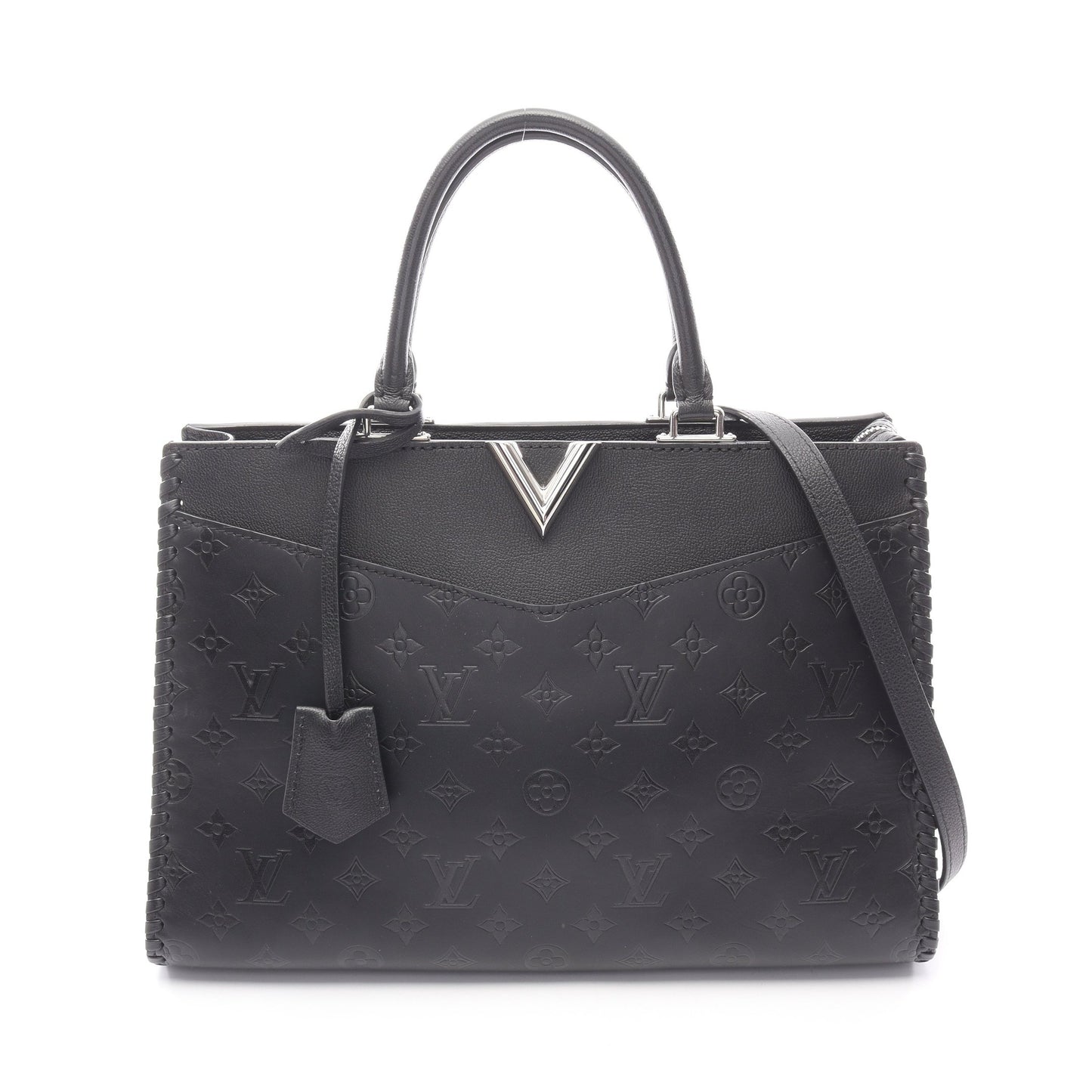 ヴェリー ジップ ノワール ハンドバッグ トートバッグ レザー ブラック 2WAY ルイヴィトン バッグ LOUIS VUITTON
