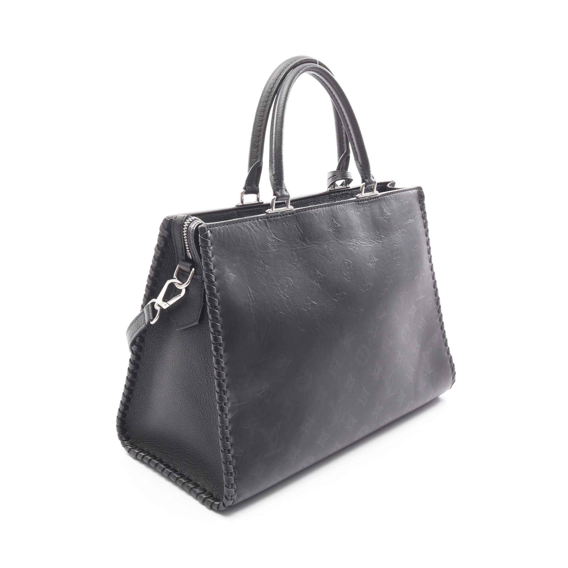 ヴェリー ジップ ノワール ハンドバッグ トートバッグ レザー ブラック 2WAY ルイヴィトン バッグ LOUIS VUITTON