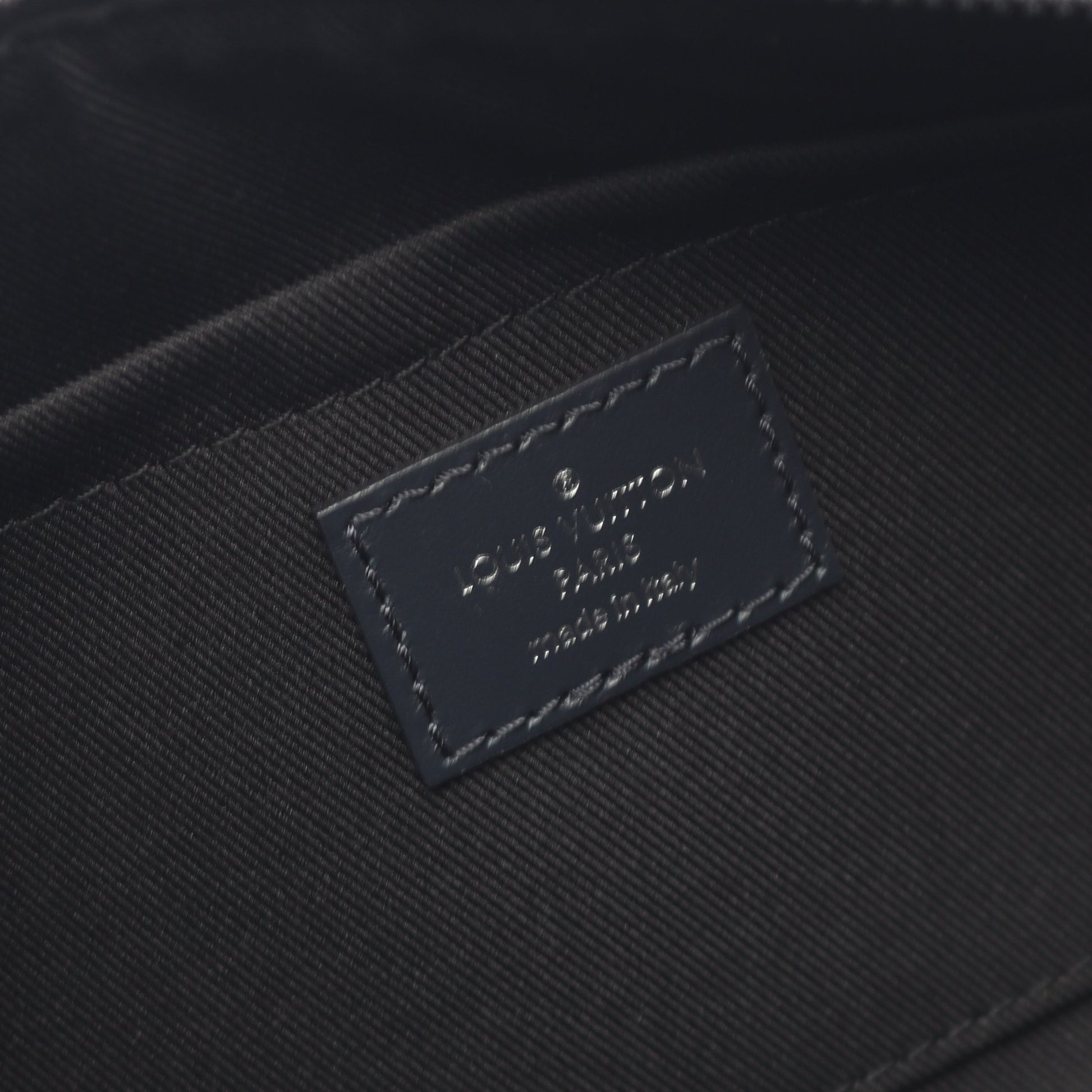 ソフト ポロションPM ダミエラッシュ ハンドバッグ レザー ブルー ブラック 2WAY ルイヴィトン バッグ LOUIS VUITTON
