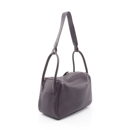リンディ26 ショルダーバッグ トリヨンクレマンス ダークパープル シルバー金具 D刻印 エルメス バッグ HERMES
