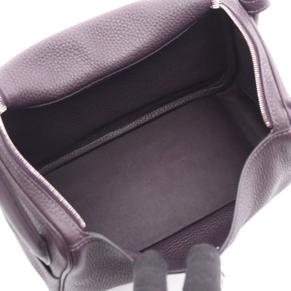 リンディ26 ショルダーバッグ トリヨンクレマンス ダークパープル シルバー金具 D刻印 エルメス バッグ HERMES